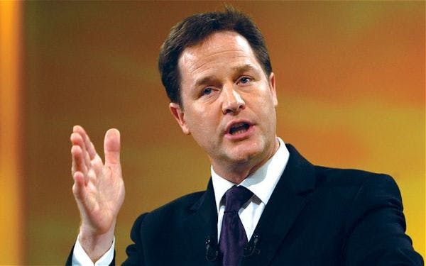 Charities give Clegg backing in call for overhaul of drug laws