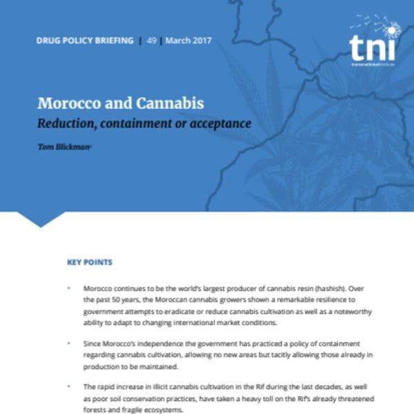 Le Maroc et le cannabis