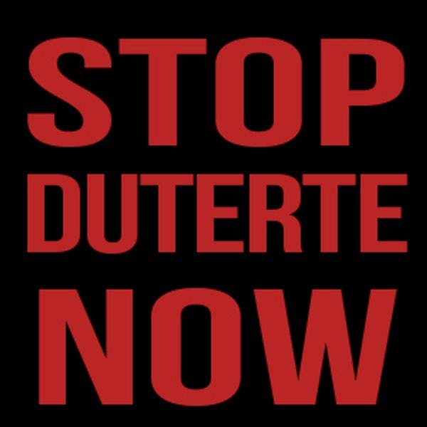 #StopDuterteNow – Global campaign
