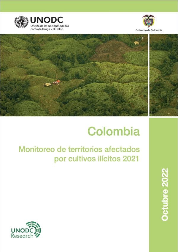 Colombie – Monitorage des territoires affectés par les cultures illégales 2021
