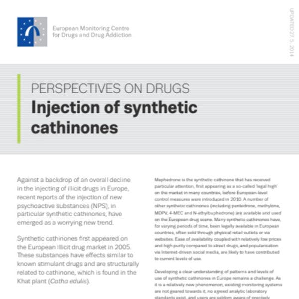 Injection of synthetic cathinones in Europe