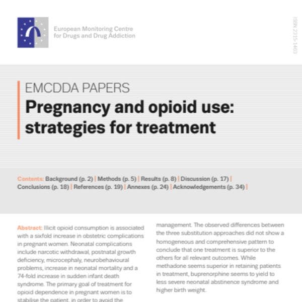 Embarazo y uso de opioides: estrategias de tratamiento