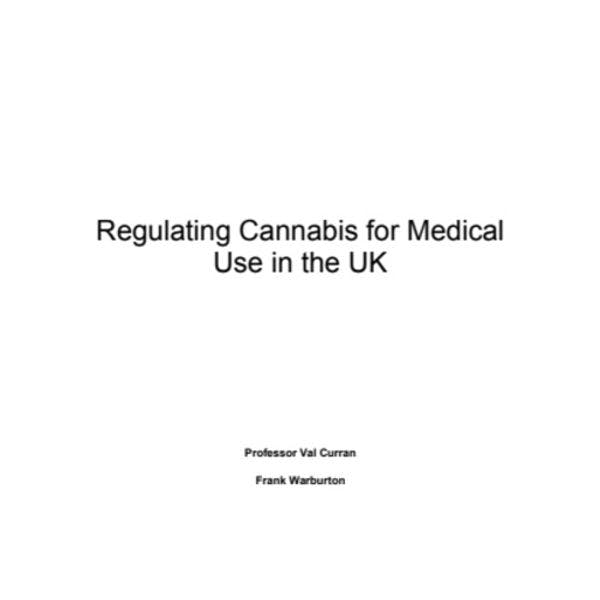 Regulating cannabis for medical use in the UK