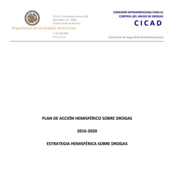 Plan de Acción Hemisférico sobre Drogas 2016-2020