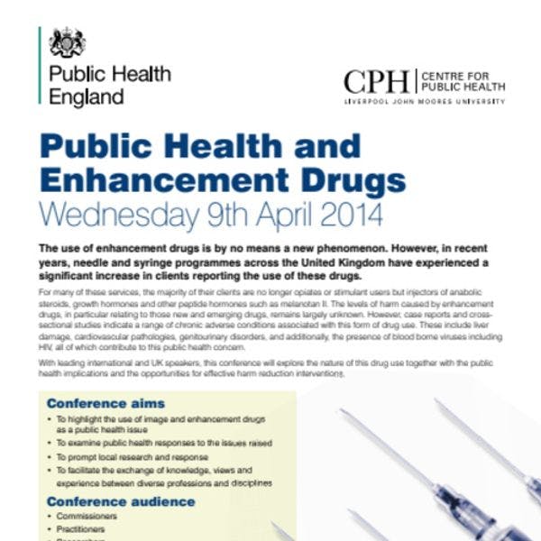 Public health and enhancement drugs