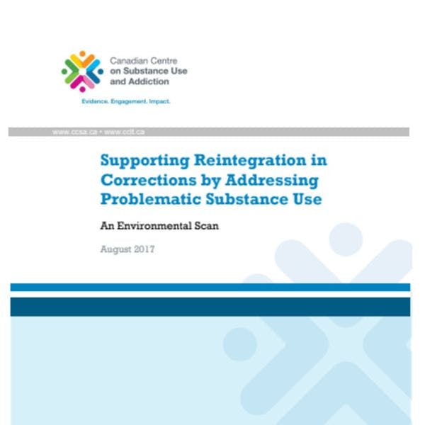Supporting reintegration in corrections by addressing problematic substance use