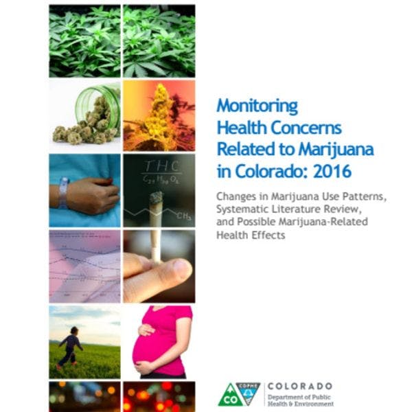 Seguimiento de las preocupaciones sobre salud relacionadas con el cannabis en Colorado: 2016
