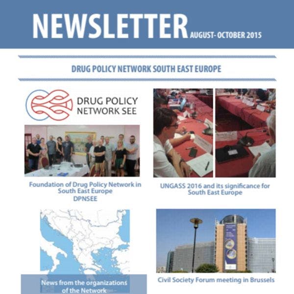 Drug Policy Network SEE Newsletter No 3