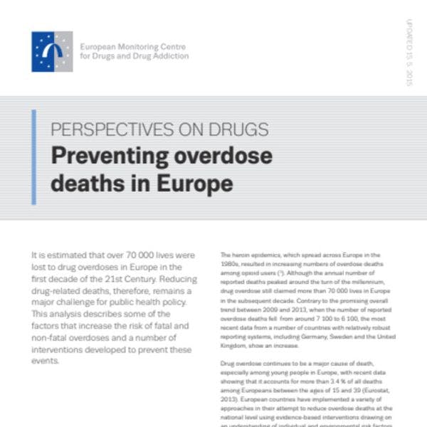 Prevención de las muertes por sobredosis en Europa 