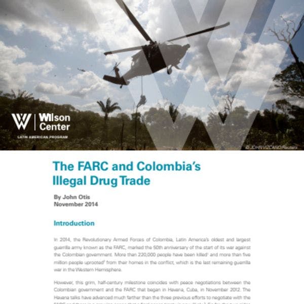 Las FARC y el comercio ilegal de drogas en Colombia