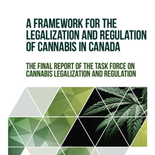 Un cadre pour la légalisation et la régulation du cannabis au Canada
