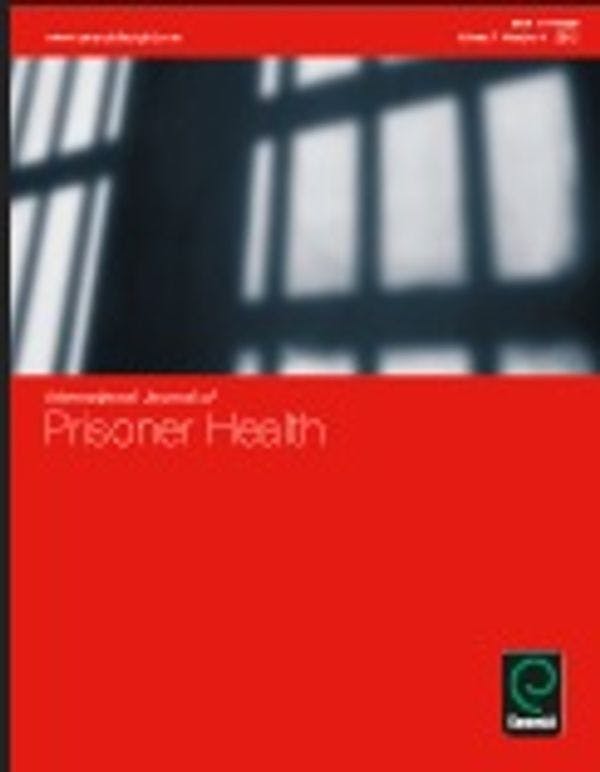 The International Journal of Prisoner Health call for papers