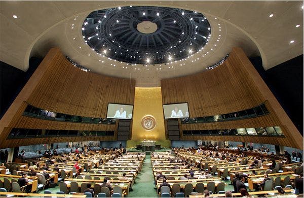 The UN General Assembly approves resolution presented by Mexico on international cooperation against drugs