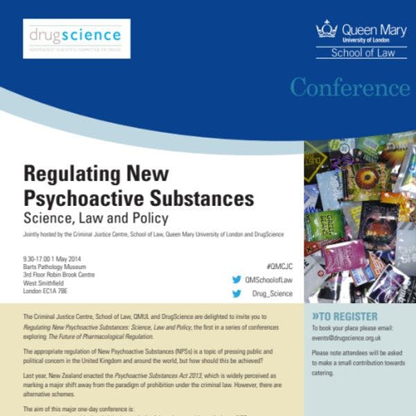 Regulación de nuevas sustancias psicoactivas: ciencia, leyes y políticas