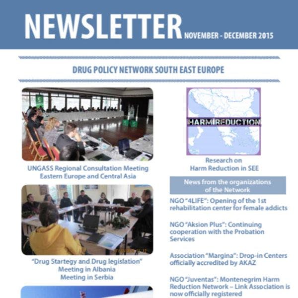 Drug Policy Network SEE Newsletter No 4 