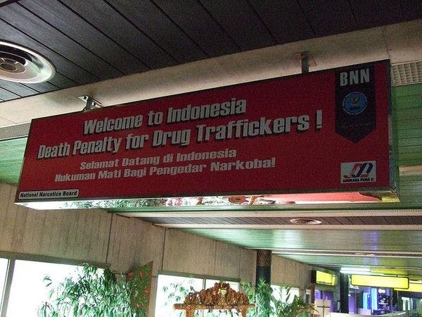 Las ejecuciones de personas por delitos de drogas no ayudarán a Indonesia