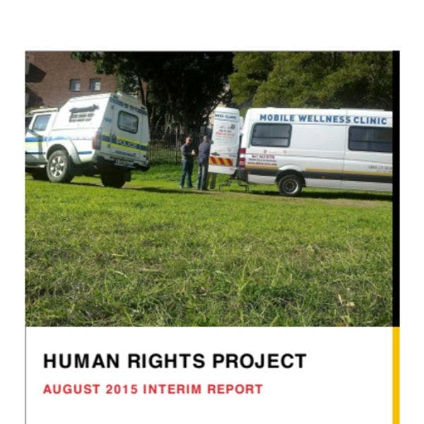 Les droits humains des usagers de drogues en Afrique du Sud