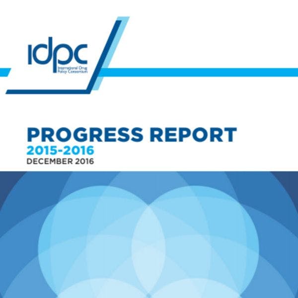 รายงานความคืบหน้าการทำงานของ IDPC ประจำปี 2015-2016