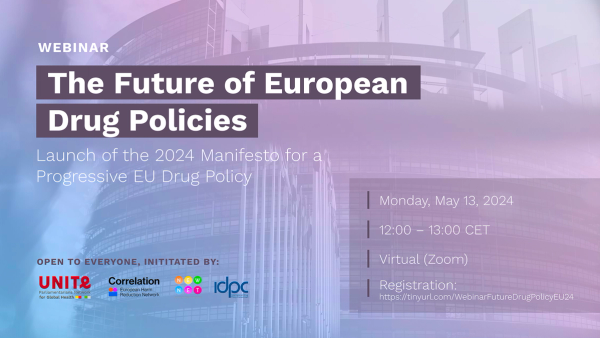 Manifesto for a Progressive EU Drug Policy 2024 - Launch event