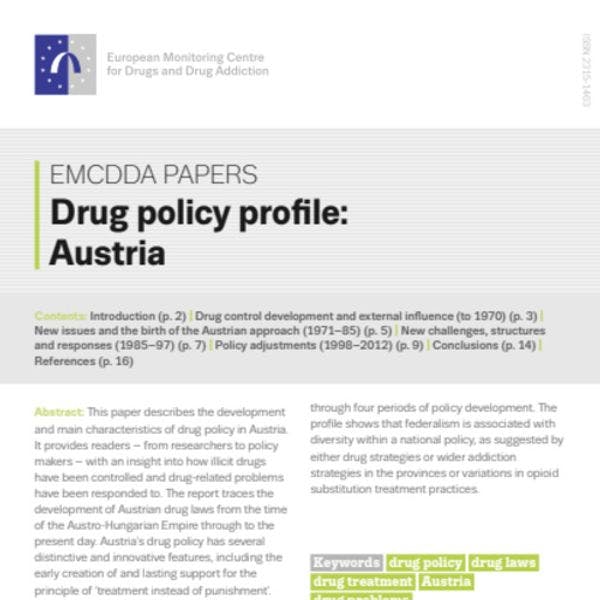 Perfil en materia de políticas de drogas: Austria