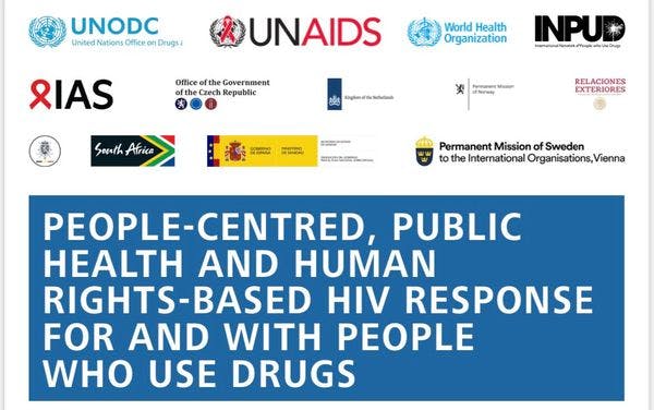 People-centred, public health and human rights-based HIV response for and with people who use drugs
