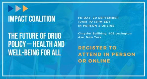 The future of drug policy: Health and well-being for all