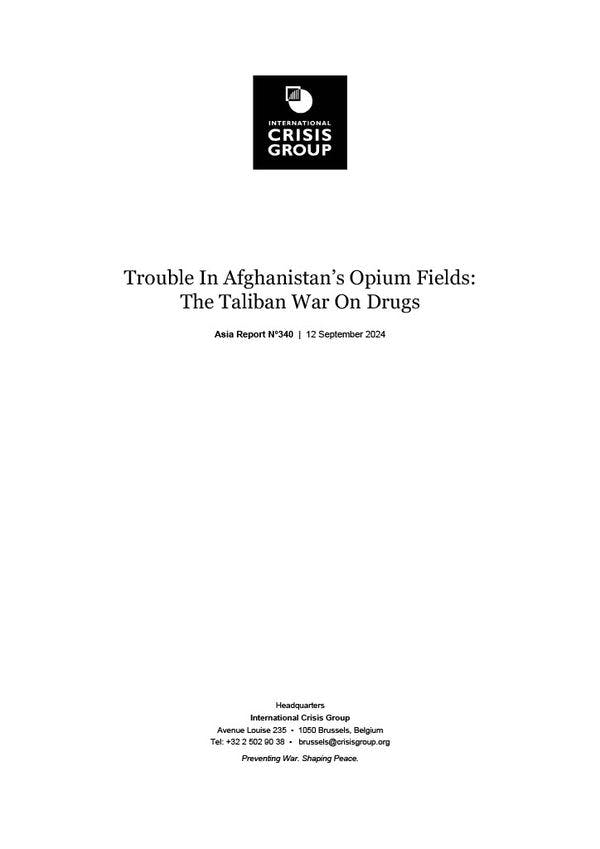 Trouble in Afghanistan’s opium fields: The Taliban's war on drugs