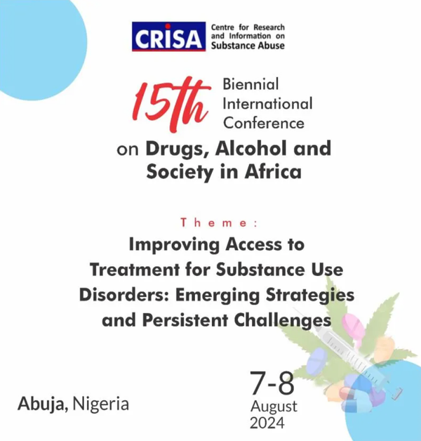 15th Biennial International Conference on Drugs, Alcohol and Society in Africa