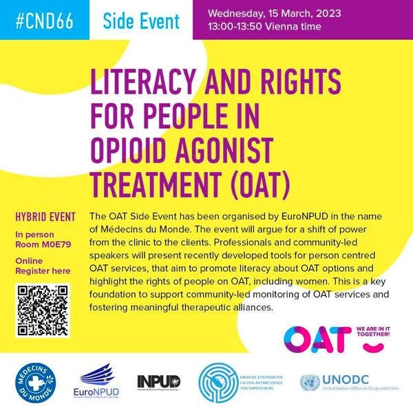 Literacy and the rights of people in opioid agonist therapy