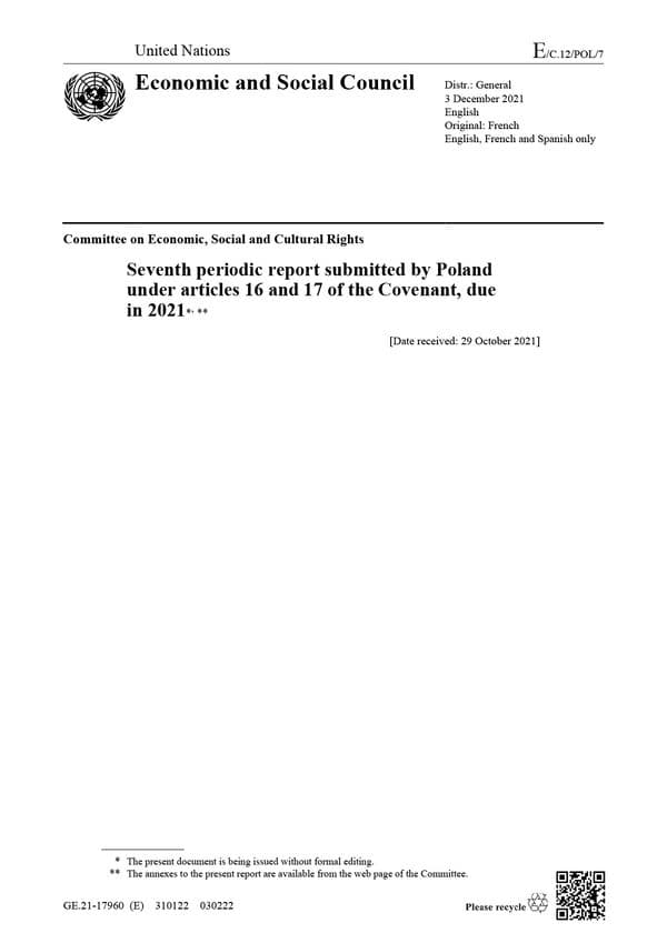 UN CESCR reports reveal drug policy and harm reduction shortcomings in seven countries