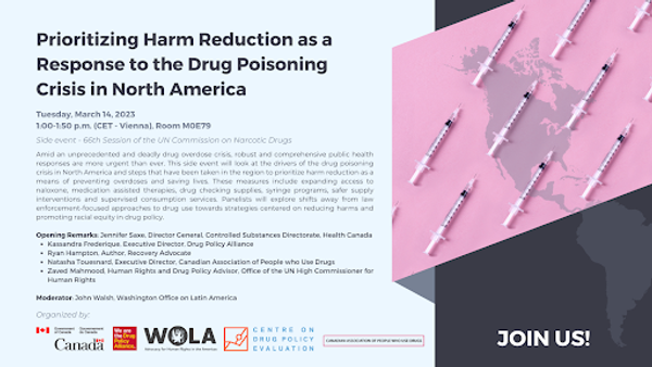 Prioritizing harm reduction as a response to the drug poisoning crisis in North America
