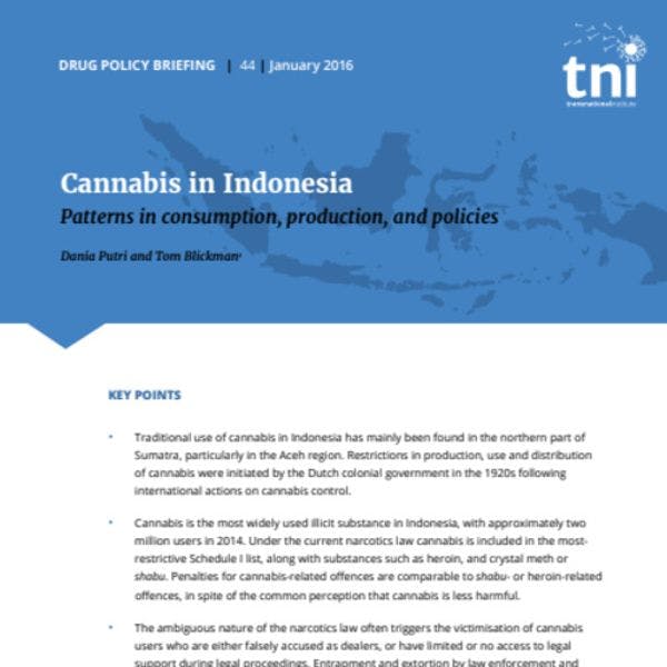 Cannabis in Indonesia
