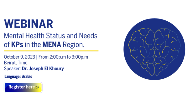 Mental health status and needs of key populations in the MENA region