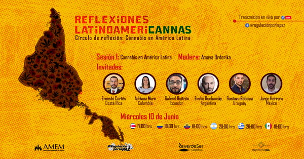 Reflexiones latinoamericannas - Círculo de reflexión: cannabis en América latina