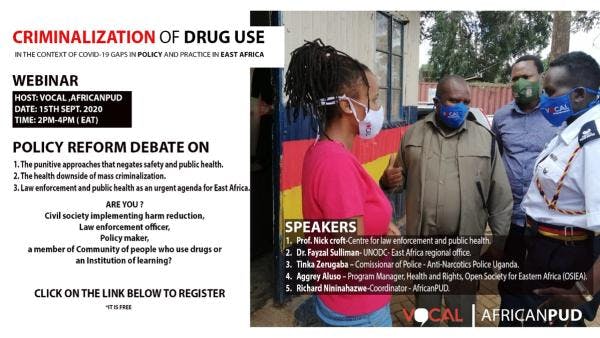 Criminalization of drug use in the context of COVID-19 - Gaps in policy and practice in East Africa