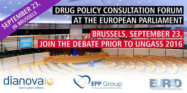 European Parliament Event: The United Nations General Assembly Special Session on Drug Policy