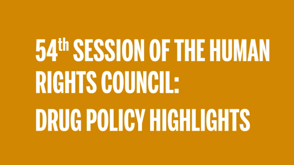54th session of the Human Rights Council: Drug policy highlights