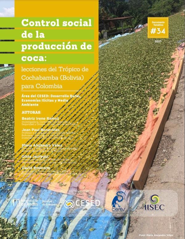 Control social de la producción de coca: lecciones del Trópico de Cochabamba (Bolivia) para Colombia