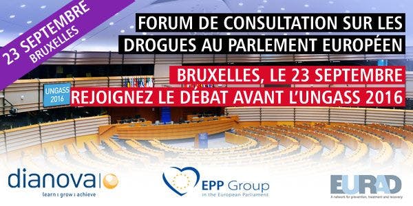 Forum de consultation sur les drogues au parlement européen