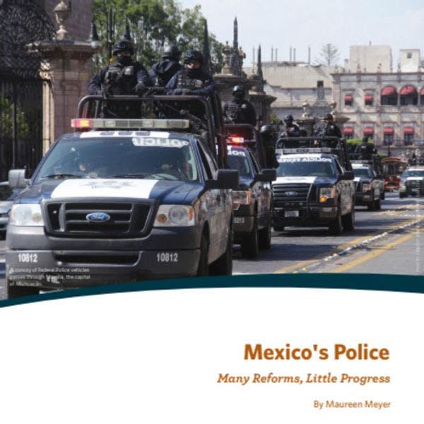 La Policía en México: Muchas Reformas, Pocos Avances