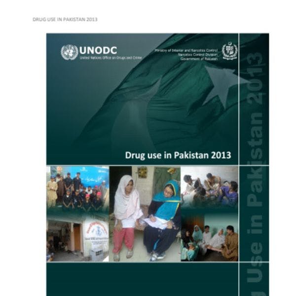 Drug use in Pakistan 2013
