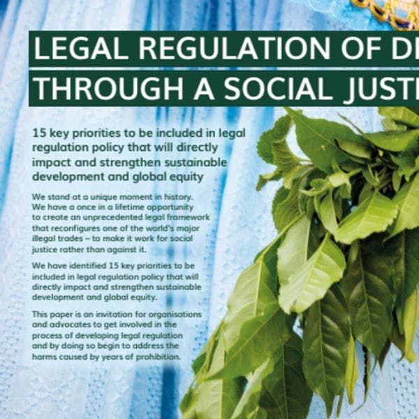 Regulación legal de drogas a través de una lente de justicia social