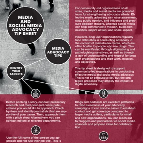 Media and social media advocacy tip sheet