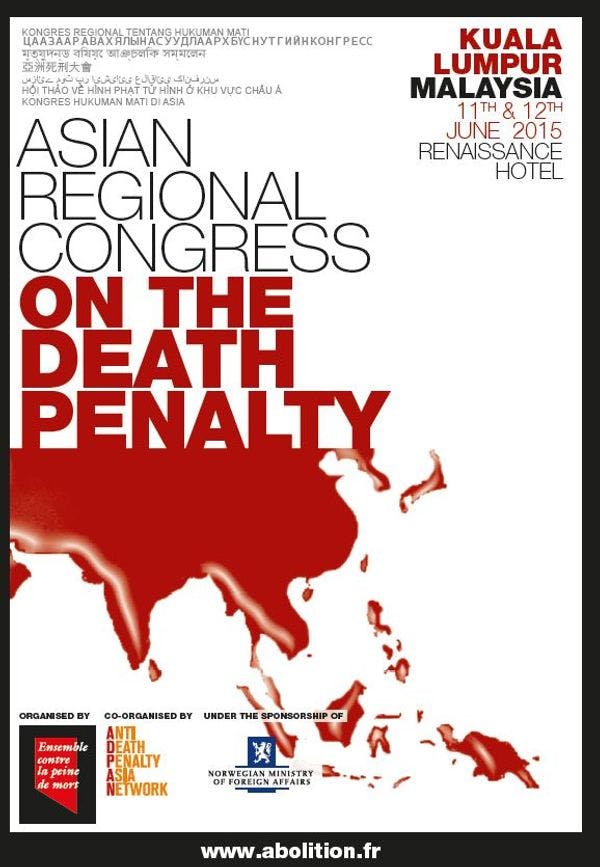 First Regional Congress on the Death Penalty in Kuala Lumpur 