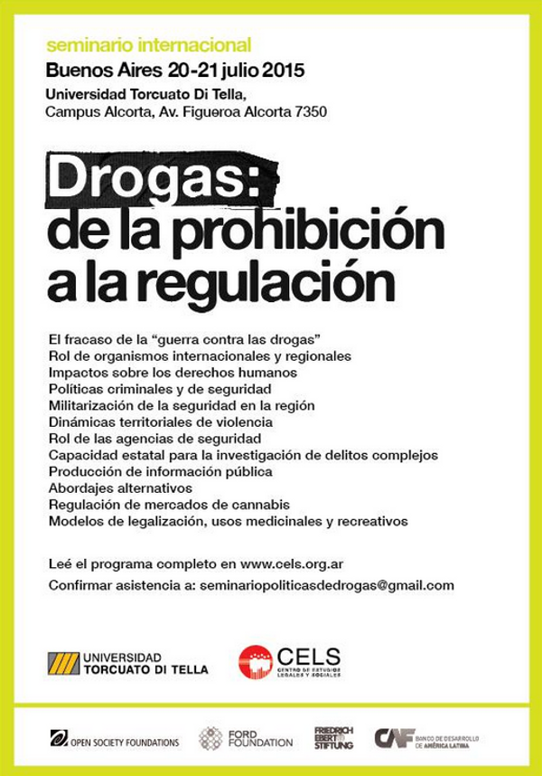 Drogas: De la prohibición a la regulación