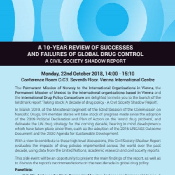 A 10-year review of successes and failures of global drug control: A civil society shadow report