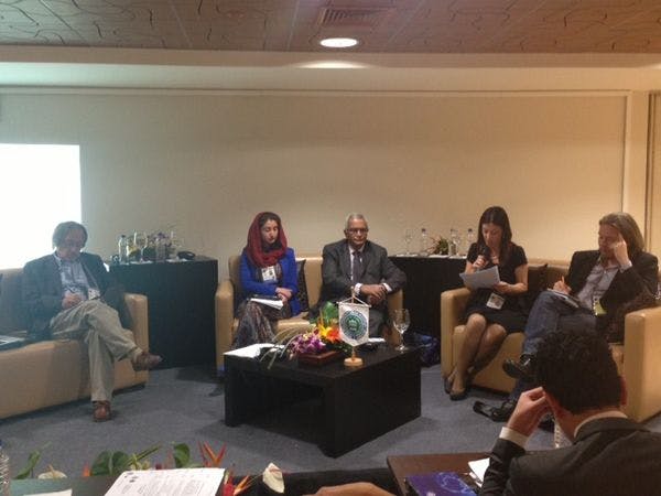 PRI at the IPU: Re-thinking drugs policies: lively debate among parliamentarians in Quito, Ecuador