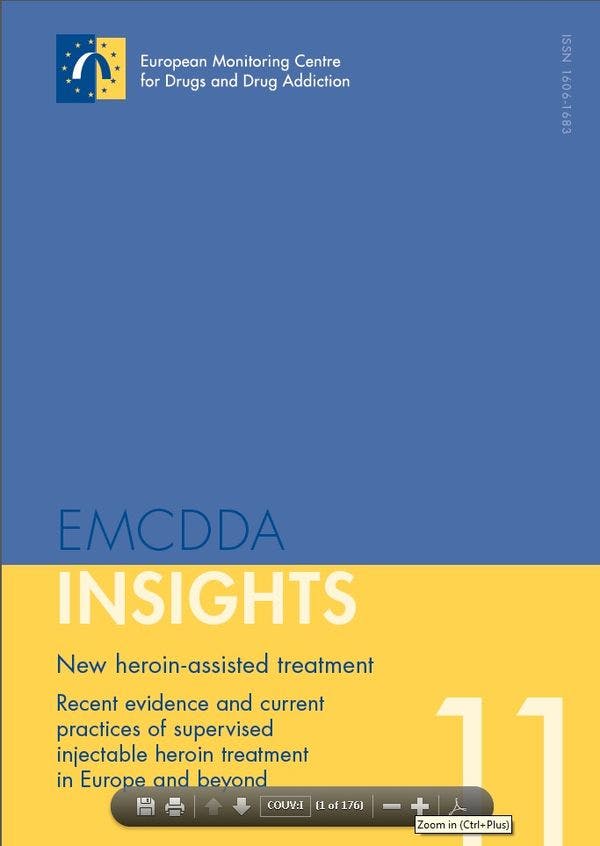 EMCDDA Insights: New heroin-assisted treatment