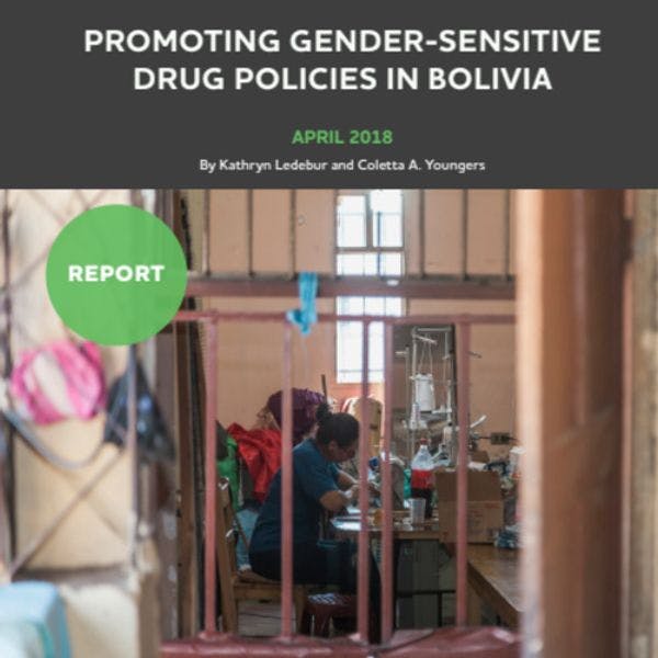Promoting gender-sensitive drug policies in Bolivia