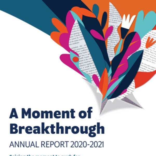 A moment of breakthrough: Annual report 2020-2021